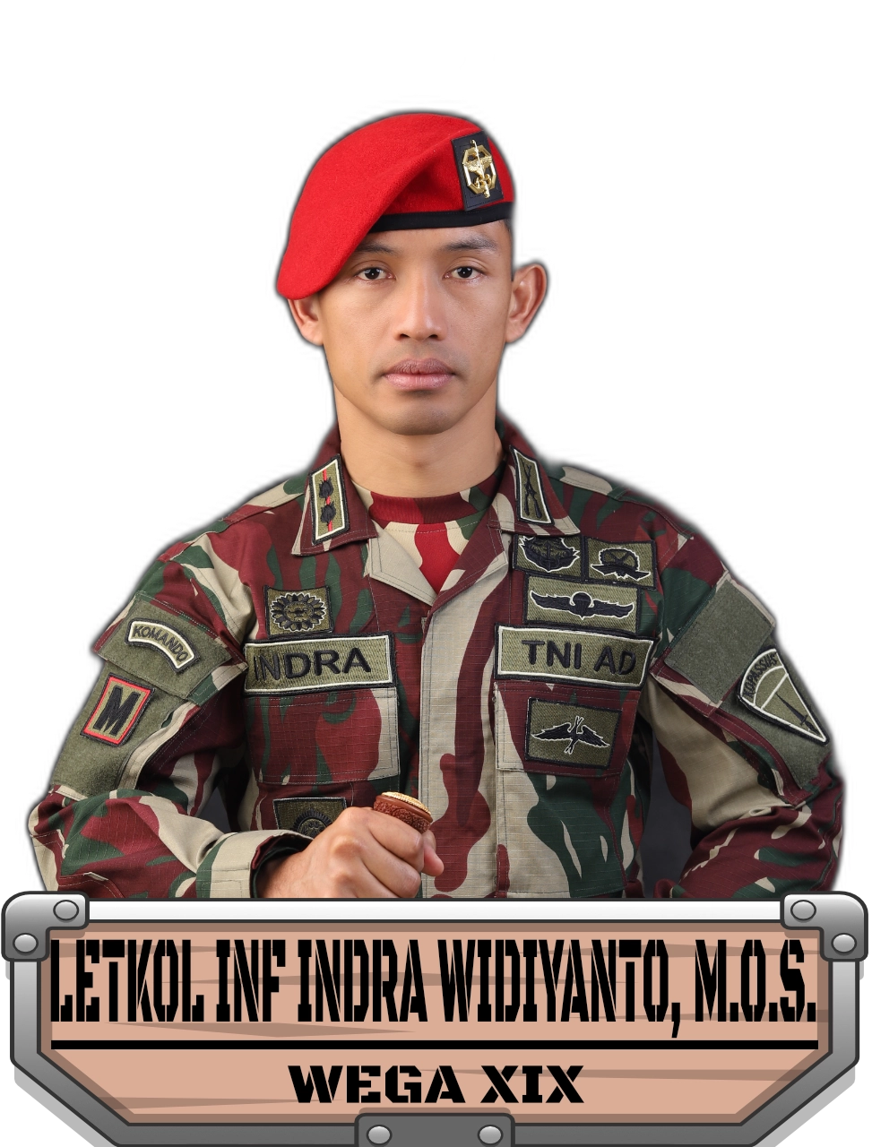 LETKOL INF INDRA WIDIYANTO, M.O.S.
