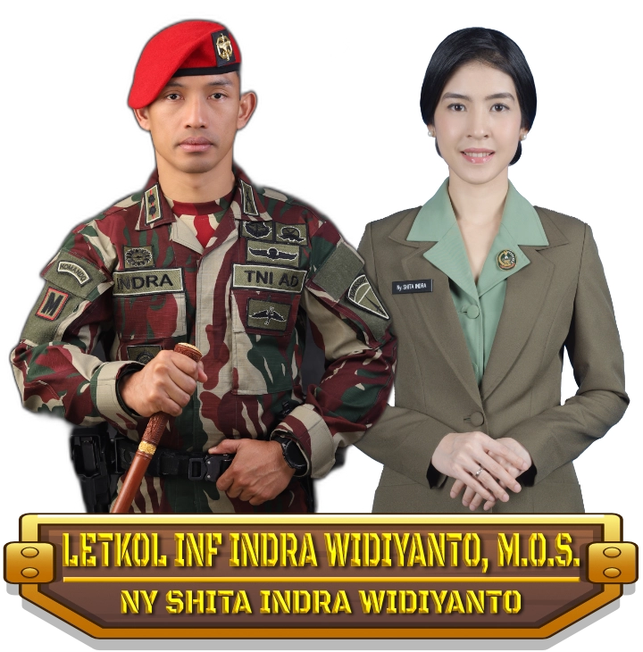 LETKOL INF INDRA WIDIYANTO, M.O.S. dan Istri